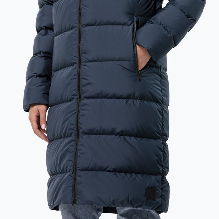 Dámský péřový kabát Jack Wolfskin Frozen Palace night blue 5