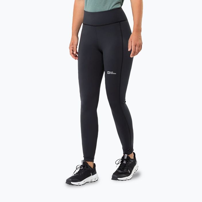 Dámské trekové kalhoty Jack Wolfskin Klintal Tights black