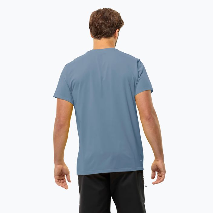 Pánské trekové tričko  Jack Wolfskin Prelight Trail elemental blue 2
