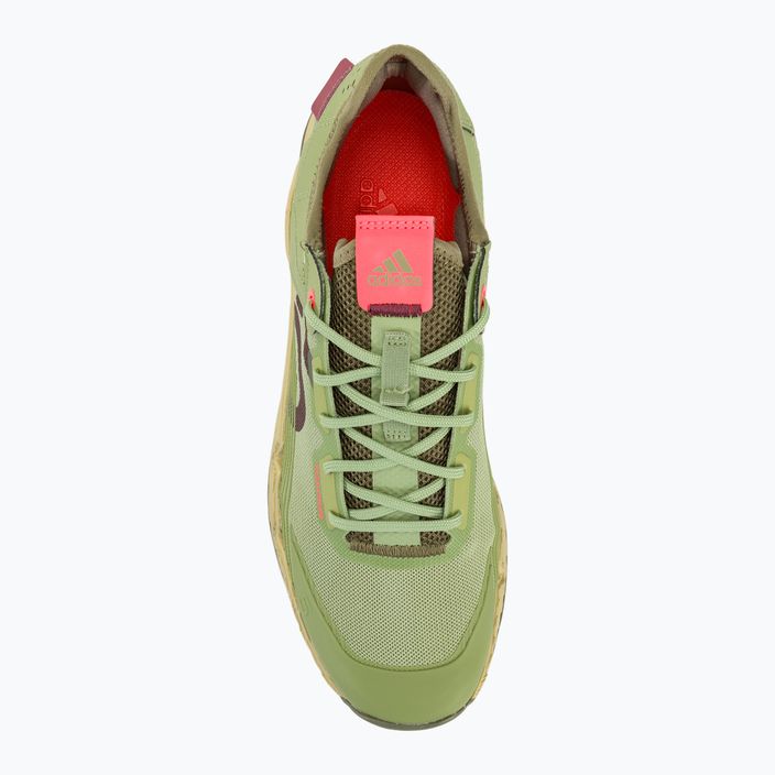 Dámská cyklistická obuv adidas FIVE TEN Trailcross LT magic lime/quiet crimson/orbit green na platformě 7
