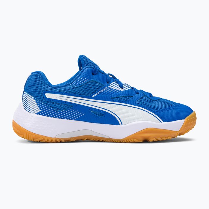 Dětská volejbalová obuv PUMA Solarflash Jr II modro-bílé 10688303 2