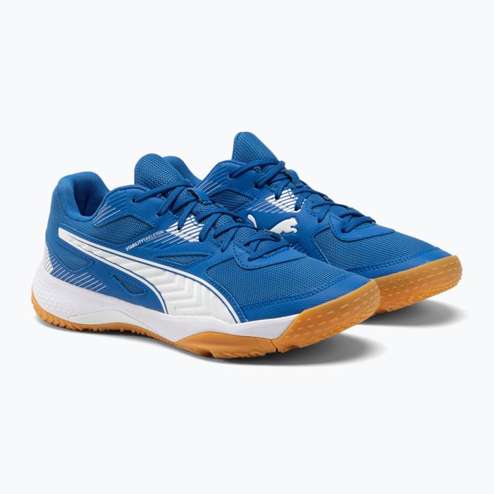 Volejbalové boty PUMA Solarflash II modro-bílé 10688203 4