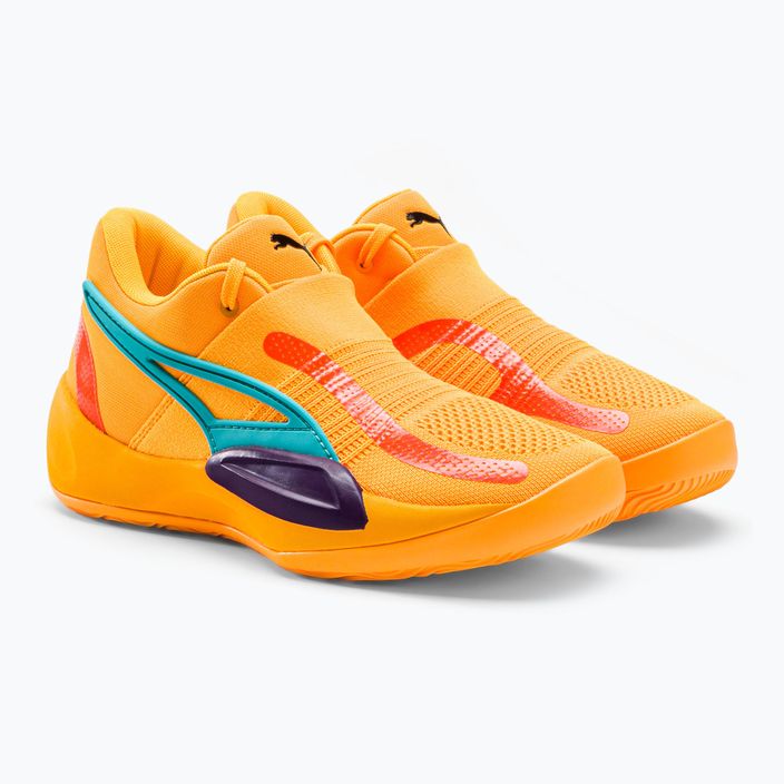 Pánské basketbalové boty Puma Rise Nitro orange 5