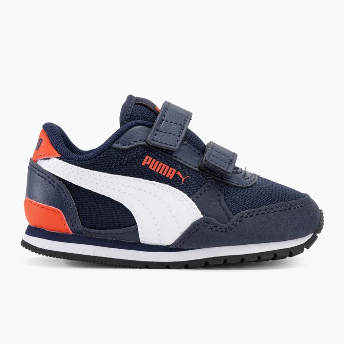 Dětské boty PUMA ST Runner v3 Mesh V Inf peacoat/puma white/puma red 2