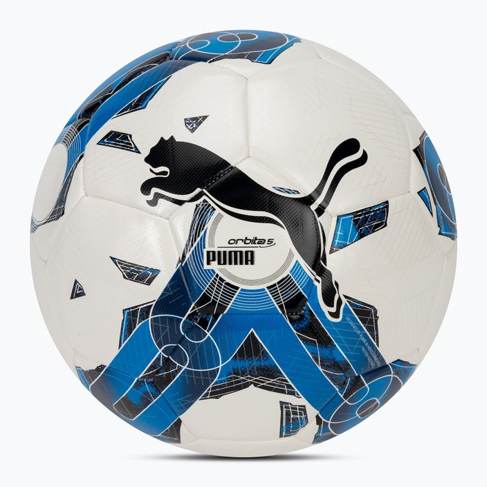 PUMA Orbita 5 HYB fotbalový míč puma white/electric blue velikost 4
