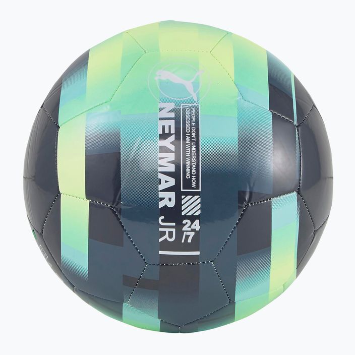 Puma Neymar Graphic fotbalový míč černozelený 08388401 4