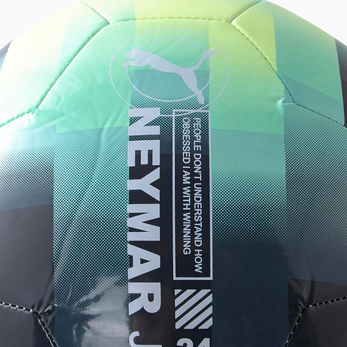 Puma Neymar Graphic fotbalový míč černozelený 08388401 6