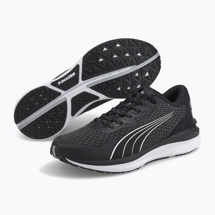 Dámská běžecká obuv PUMA Electrify Nitro 2 WTR černo-stříbrne 37689701 10