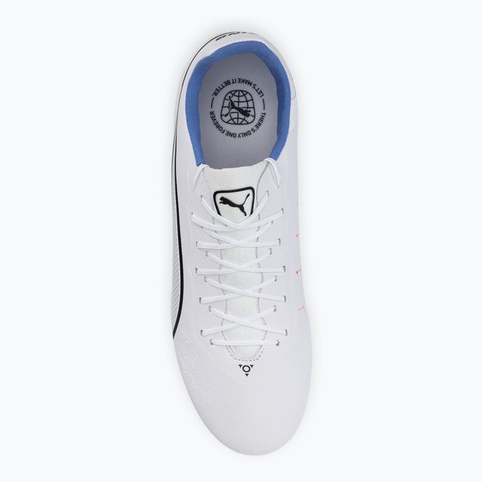 PUMA King Pro FG/AG pánské fotbalové boty bílé 107099 01 6