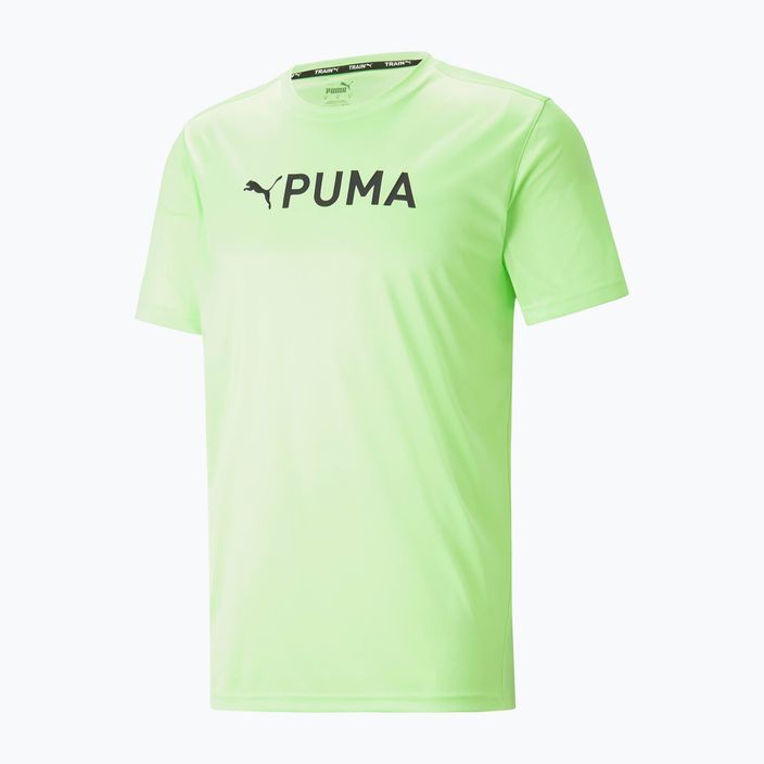 Pánské tréninkové tričko PUMA Fit Logo Cf Graphic green 523098 34