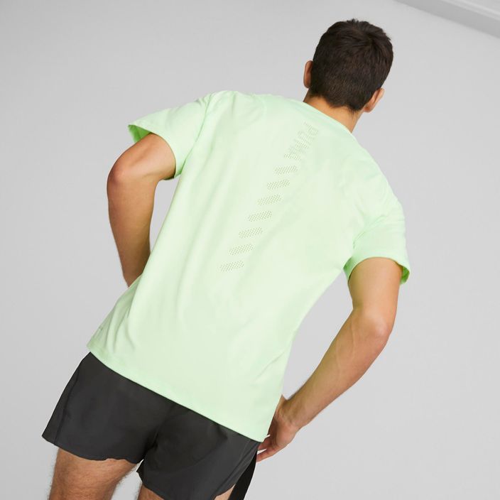 Pánské běžecké tričko PUMA Run Cloudspun green 523269 34 4