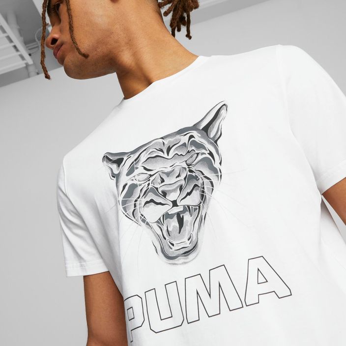 Pánské basketbalové tričko PUMA Clear Out puma white 6