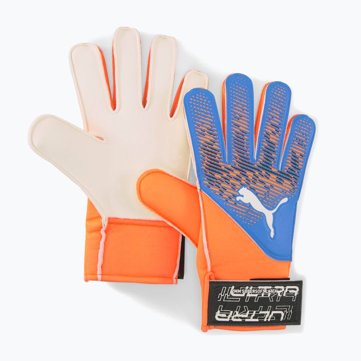 Brankářské rukavice PUMA Ultra Grip 4 RC ultra orange/blue glimmer 5