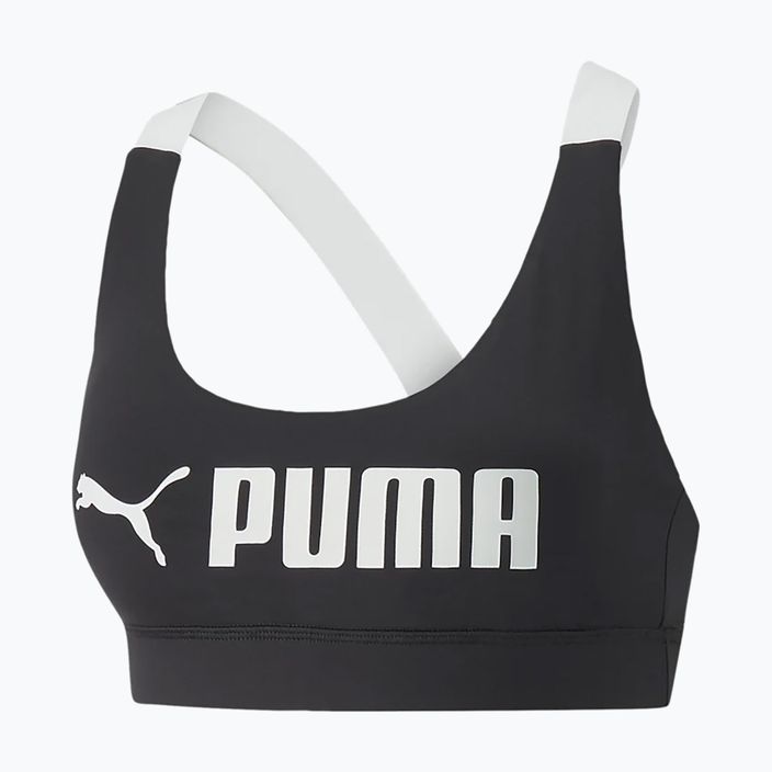 Fitness podprsenka PUMA Mid Impact Puma Fit puma černá 4