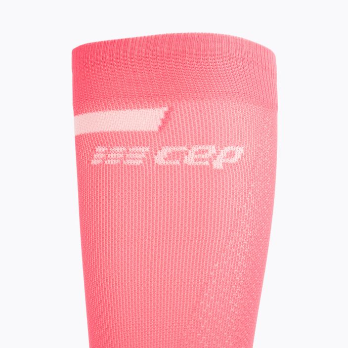 Dámské kompresní běžecké ponožky  CEP Tall 4.0 pink/black 3