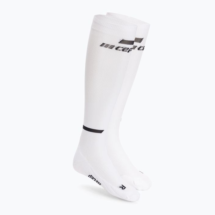 Pánské kompresní běžecké ponožky   CEP Tall 4.0 white