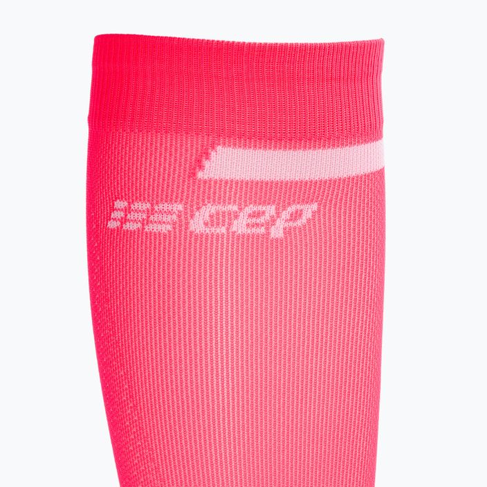Pánské kompresní běžecké ponožky   CEP Tall 4.0 pink/black 3