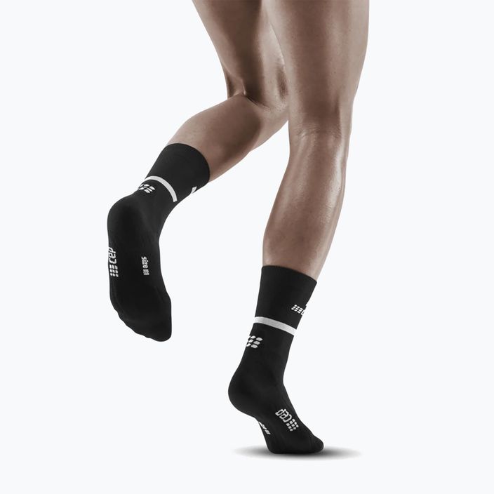 Dámské kompresní běžecké ponožky  CEP 4.0 Mid Cut black 6