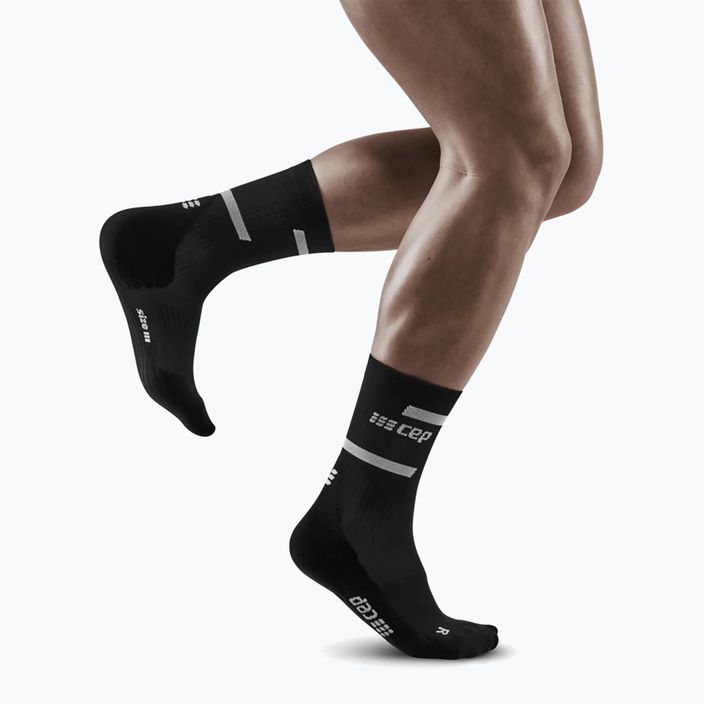Pánské kompresní běžecké ponožky   CEP 4.0 Mid Cut black 2