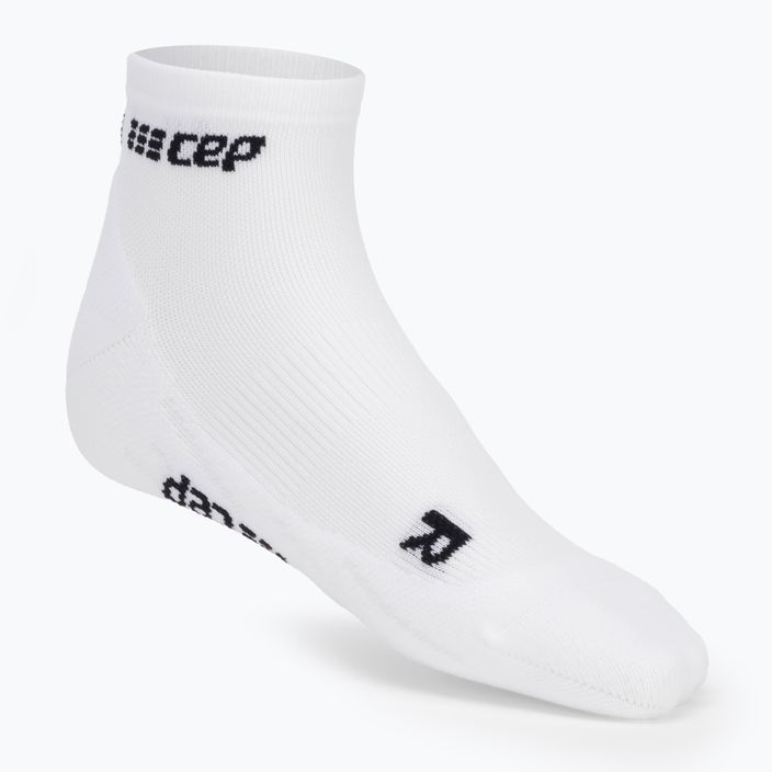 Dámské kompresní běžecké ponožky  CEP 4.0 Low Cut white 2