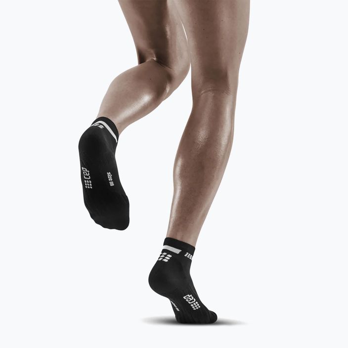 Dámské kompresní běžecké ponožky  CEP 4.0 Low Cut black 3