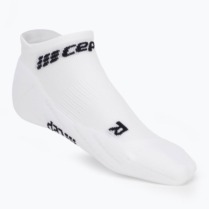 Dámské kompresní běžecké ponožky  CEP 4.0 No Show white 2