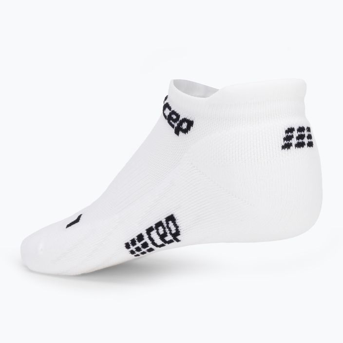 Dámské kompresní běžecké ponožky  CEP 4.0 No Show white 3