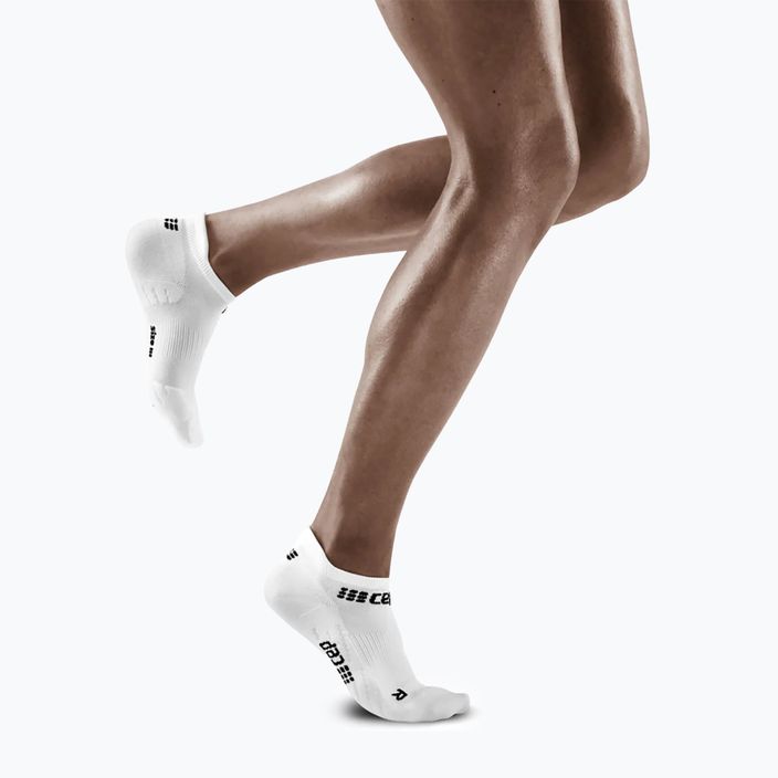 Dámské kompresní běžecké ponožky  CEP 4.0 No Show white 5