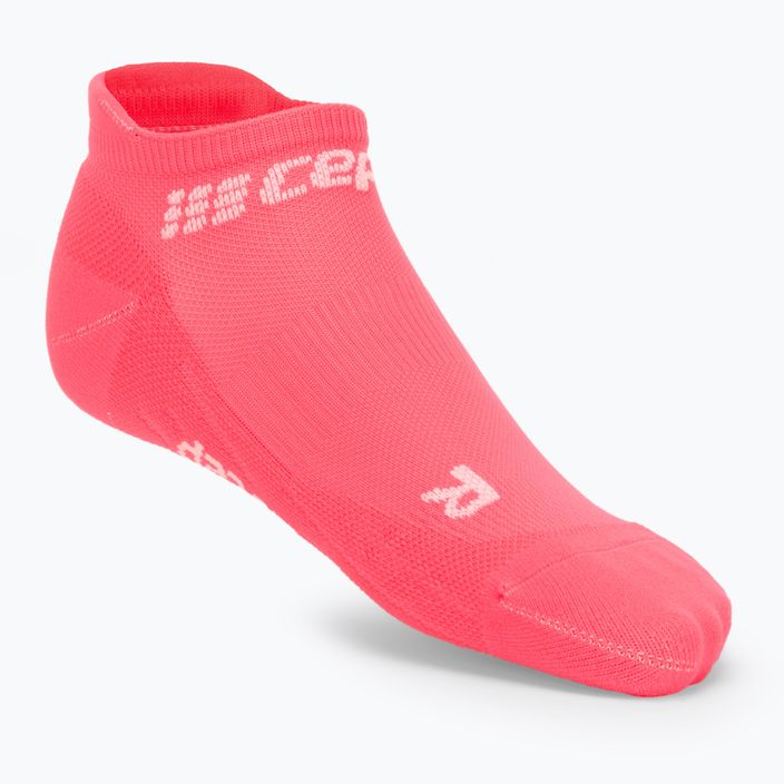 Dámské kompresní běžecké ponožky  CEP 4.0 No Show pink 2