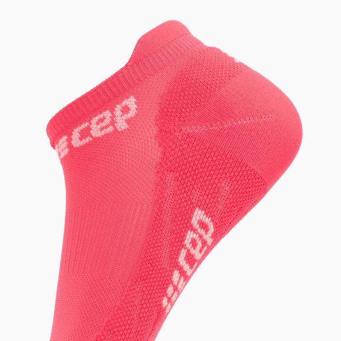 Dámské kompresní běžecké ponožky  CEP 4.0 No Show pink 4