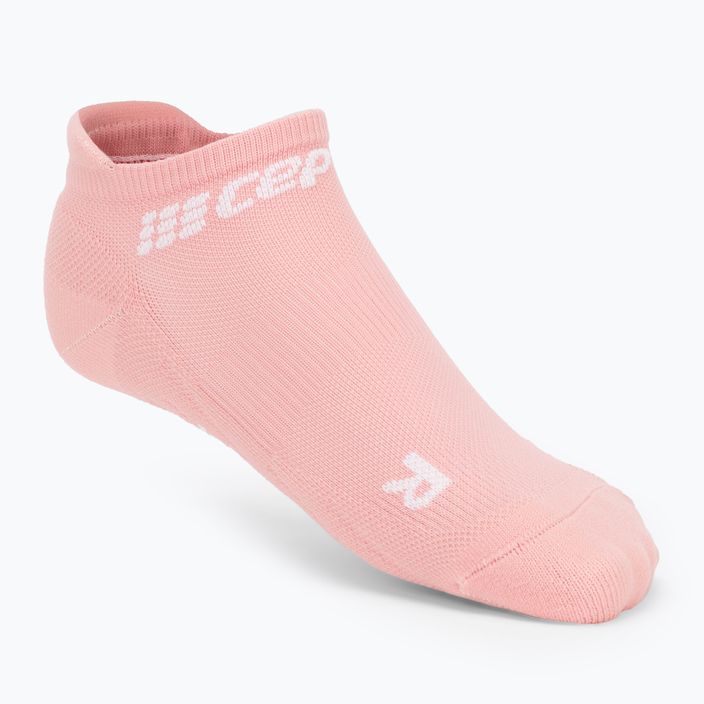 Dámské kompresní běžecké ponožky  CEP 4.0 No Show rose 2