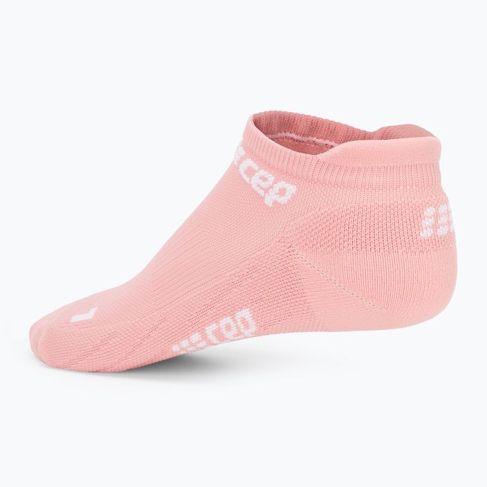 Dámské kompresní běžecké ponožky  CEP 4.0 No Show rose 3
