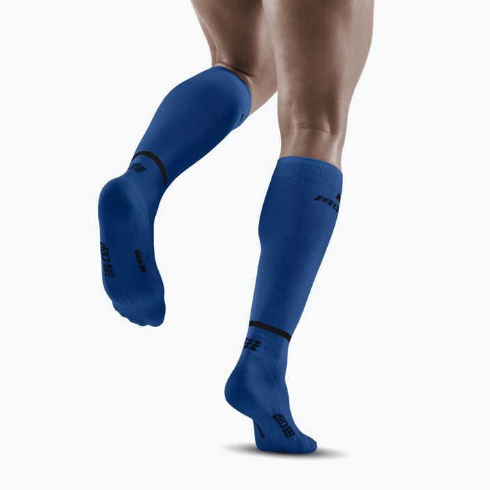 Pánské kompresní běžecké ponožky   CEP Tall 4.0 blue 6