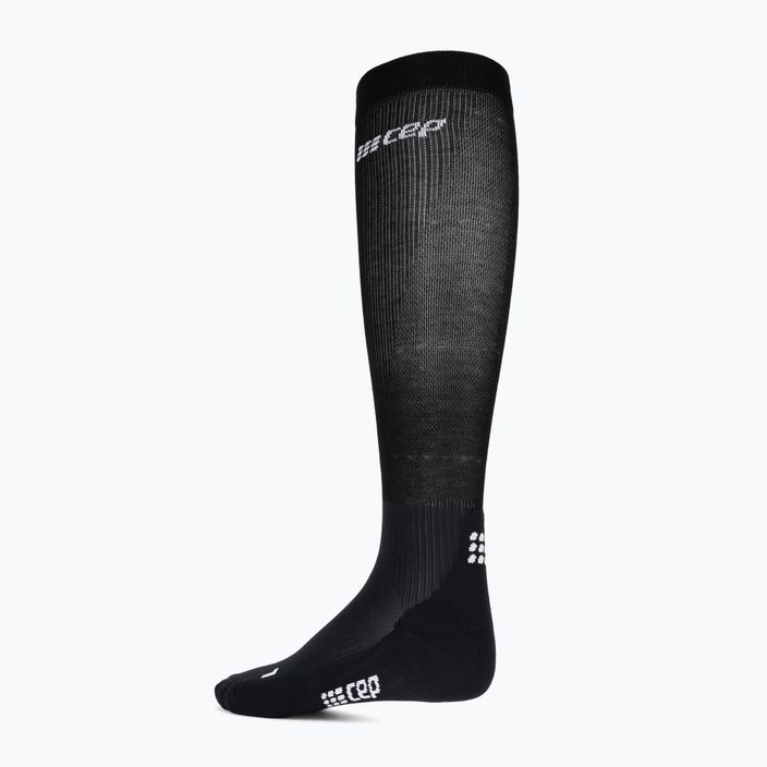 Pánské kompresní ponožky   CEP Infrared Recovery black/black 6