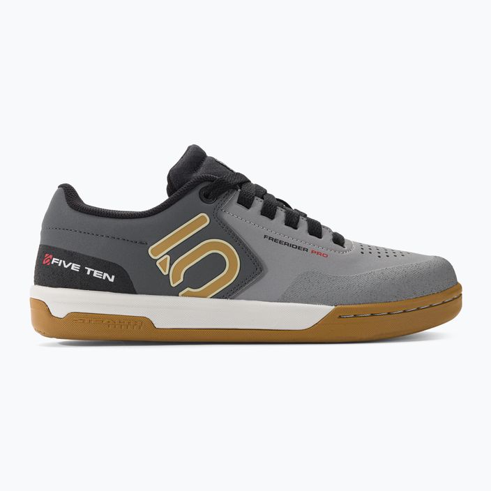 Pánská cyklistická obuv na platformě adidas FIVE TEN Freerider Pro grey three/bronze strata/core black 2