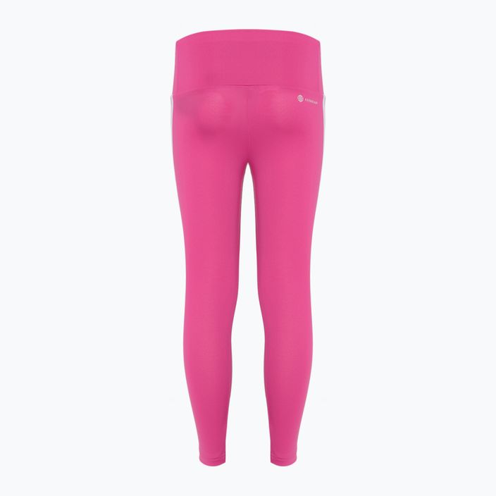 Dětské legíny adidas Essentials Aerorady 3-Stripes High Waisted semi lucid fuchsia/white 2