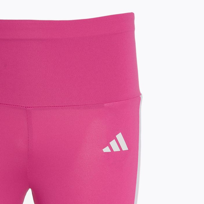 Dětské legíny adidas Essentials Aerorady 3-Stripes High Waisted semi lucid fuchsia/white 3