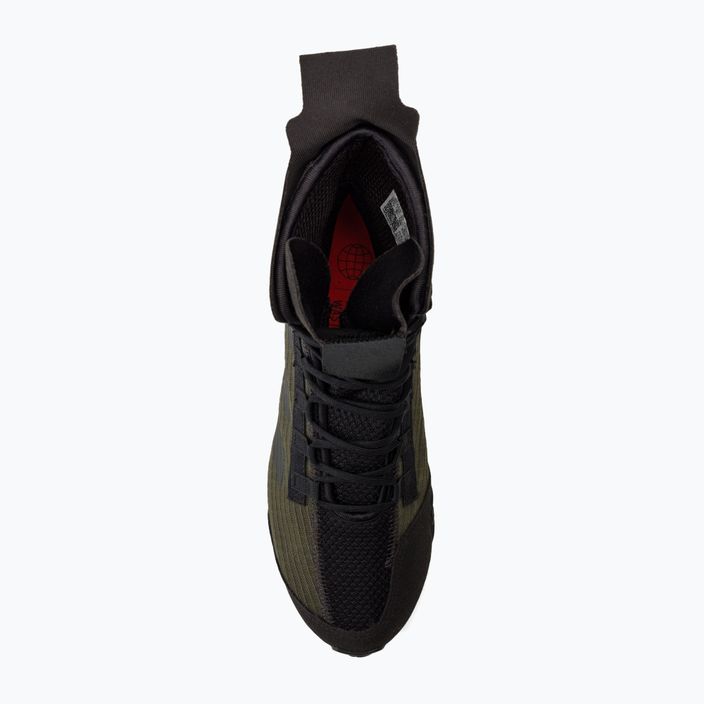 Boxerské boty adidas Speedex 23 carbon/core black/solar red 5