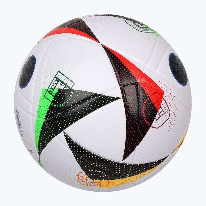 Fotbalový míč adidas Fussballliebe 2024 League Box white/black/glow blue velikost 5 4