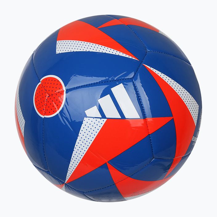 Fotbalový míč  adidas Fussballiebe Club glow blue/solar red/white velikost 5 2