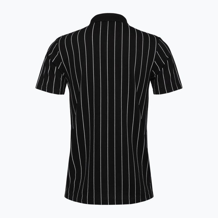 Pánské polo tričko FILA  Luckenwalde black/bright white striped 6