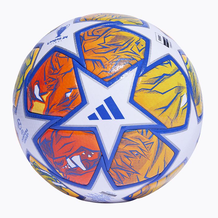 Fotbalový míč A didas UCL Pro 23/24 white/glow blue/flash orange fotbal velikost 5 2