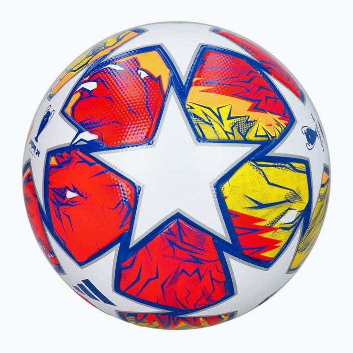 Fotbalový míč Adidas UCL League 23/24  white/glow blue/flash orange velikost 4 2