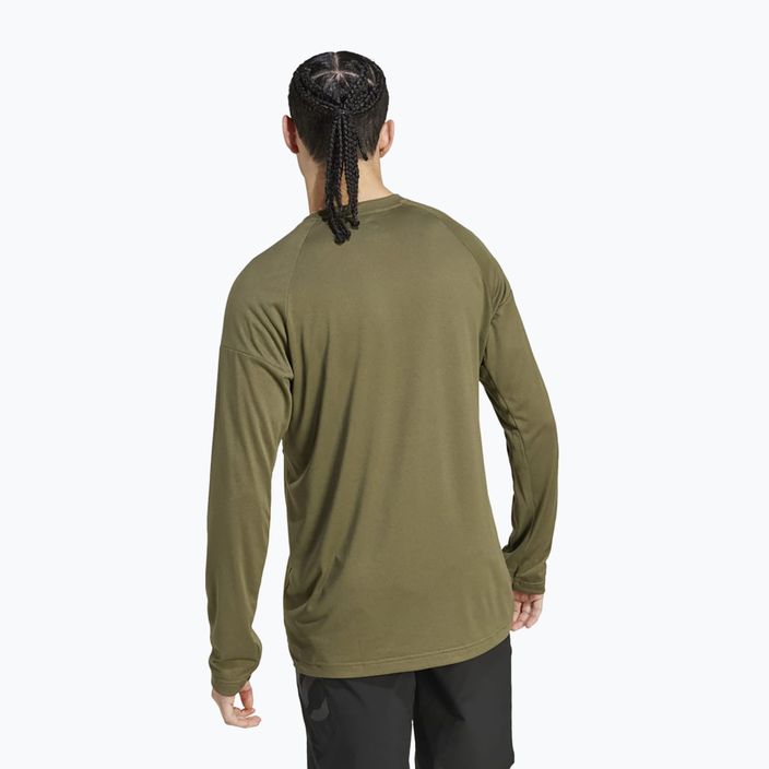 Pánský cyklistický dres s dlouhým rukávem adidas FIVE TEN Long Sleeve Jersey olive strata 2