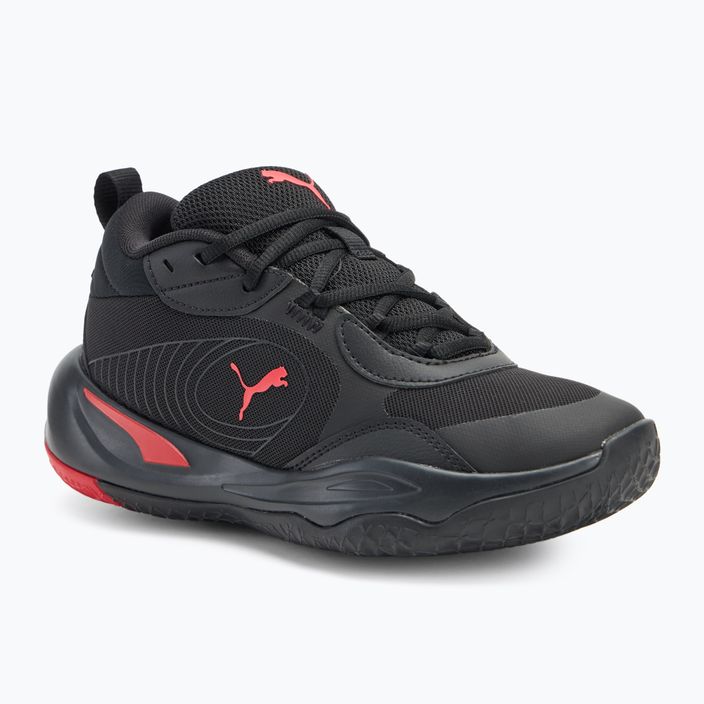 Dětské basketbalové boty PUMA Playmaker Pro JR puma black/for all time red