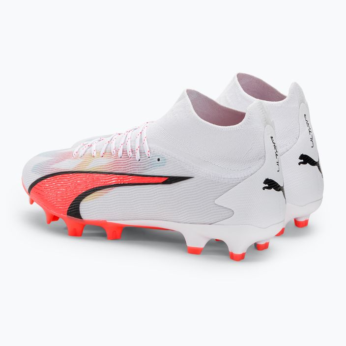 Pánské kopačky PUMA Ultra Pro FG/AG puma white/puma black/fire orchid 3