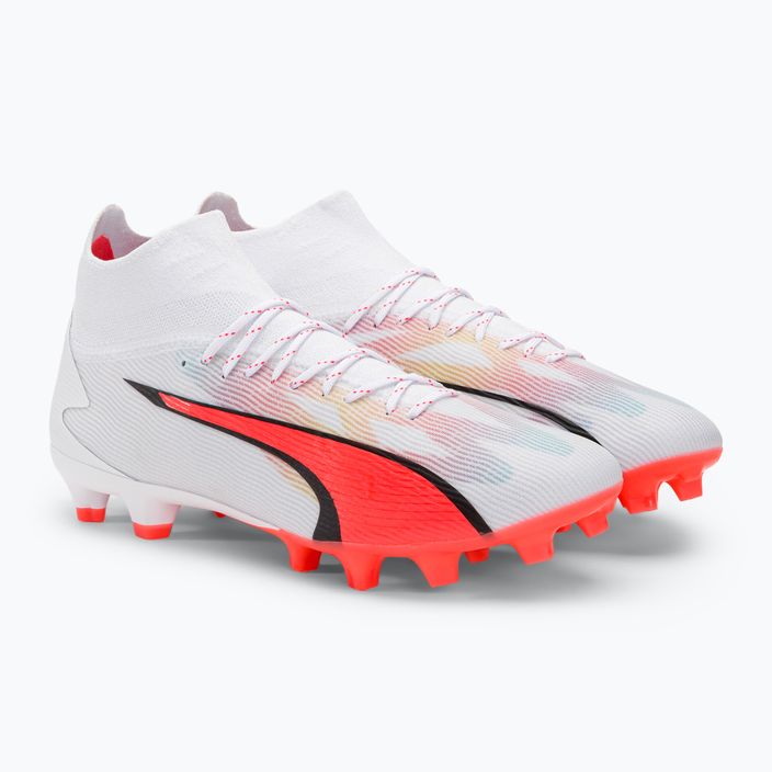 Pánské kopačky PUMA Ultra Pro FG/AG puma white/puma black/fire orchid 4