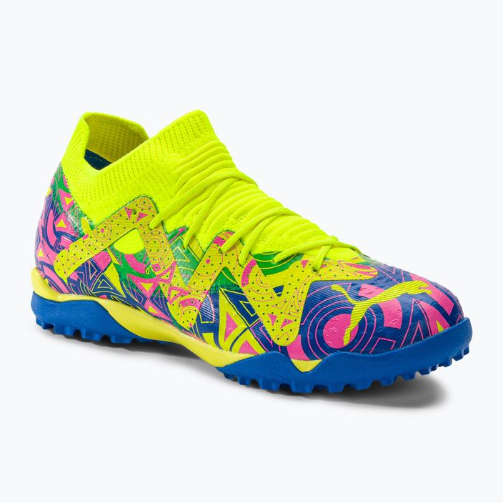 Dětské kopačky PUMA Future Match Energy TT + Mid Jr ultra blue/yellow alert/luminous pink