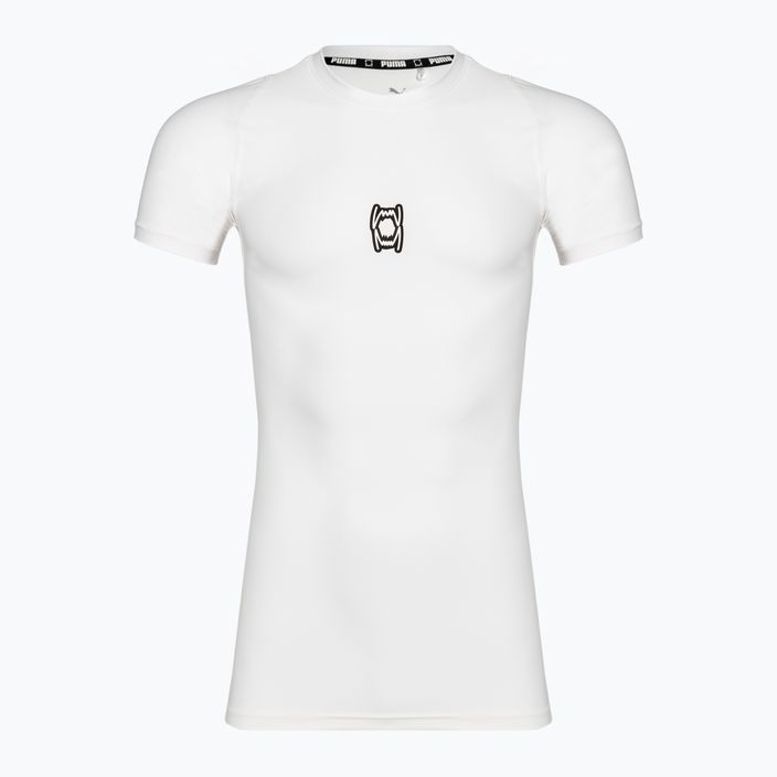 Pánské basketbalové tričko PUMA Hoops Team SS Baselayer puma white