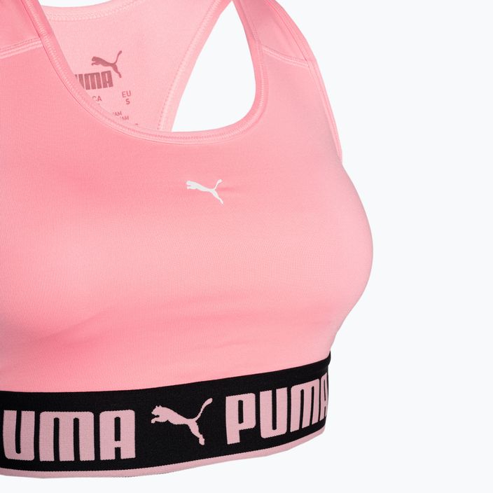 Fitness podprsenka PUMA Mid Impact Puma Strong PM coral ice 3